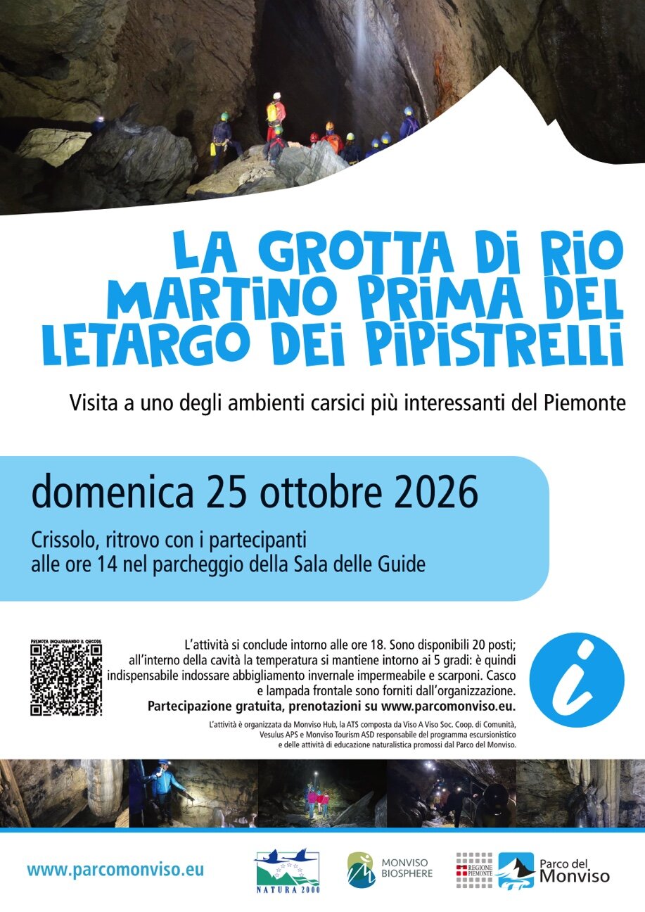 Locandina escursione Grotta Rio Martino