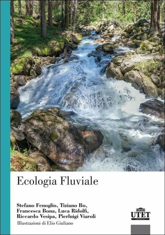 screenshot della copertina del libro di ecologia fluviale scritto da di Stefano Fenoglio, Tiziano Bo, Francesca Bona, Luca Ridolfi, Riccardo Vesipa e Pierluigi Viaroli