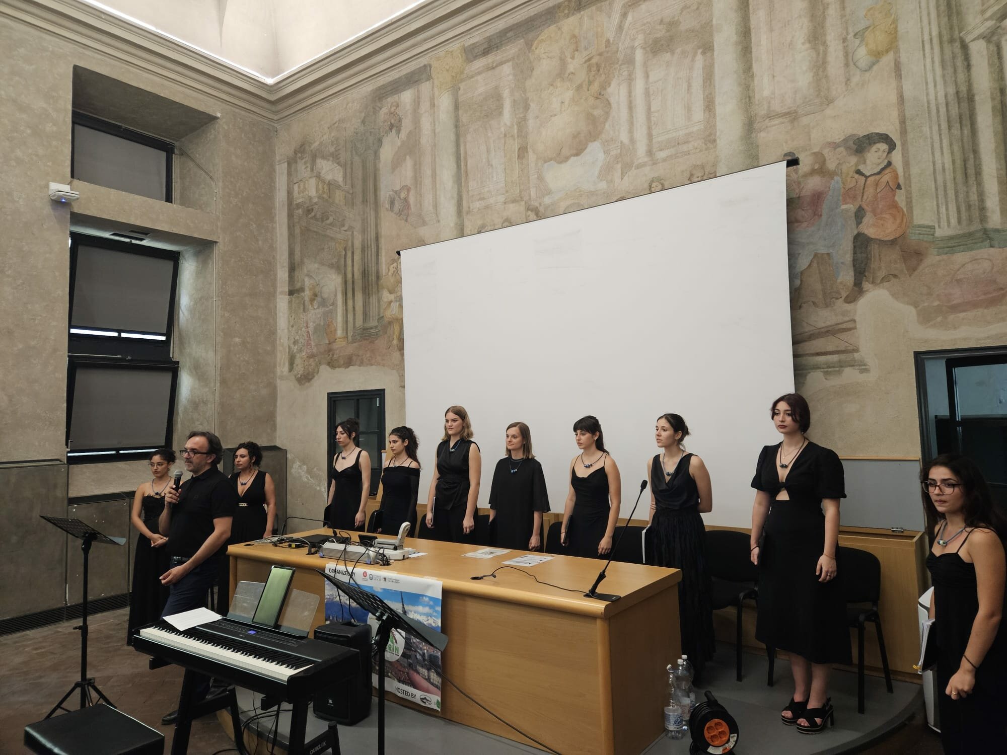 foto del coro Polimnia che si è esibito in occasione dell'IJMEP 2024