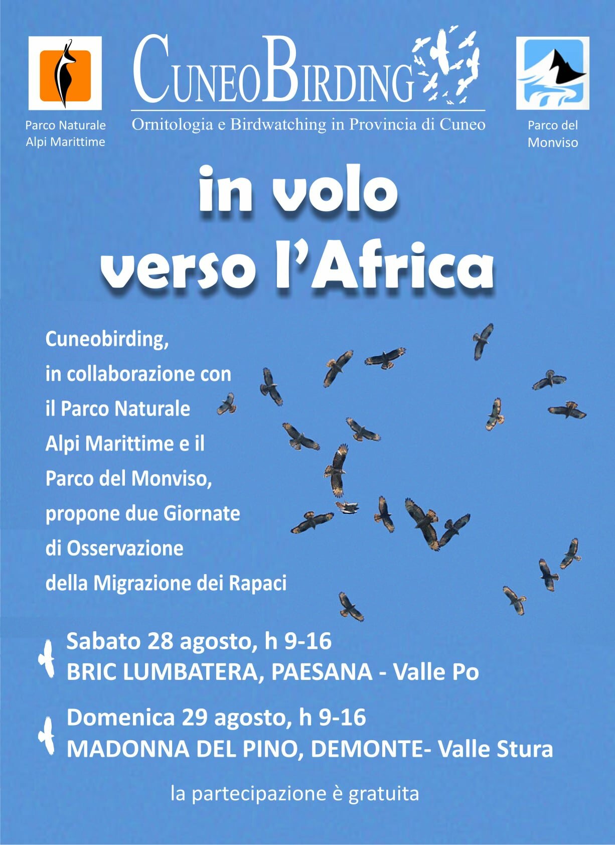 Locandina dell'evento In volo verso l'Africa