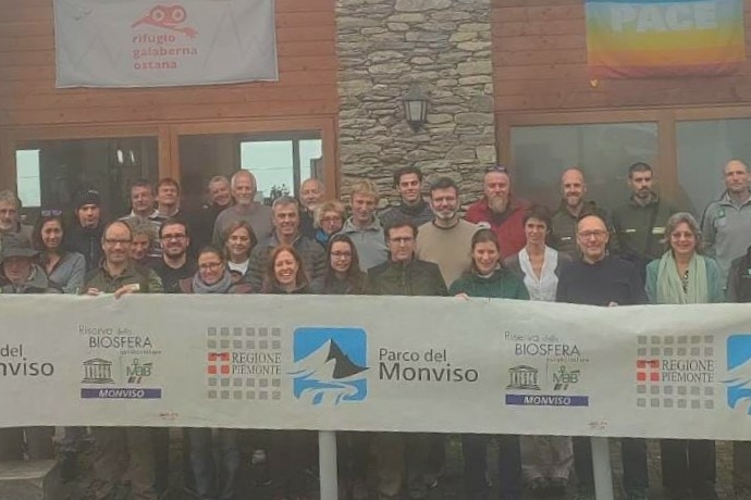 foto di gruppo durante l'incontro Giornate Tecniche del Monviso